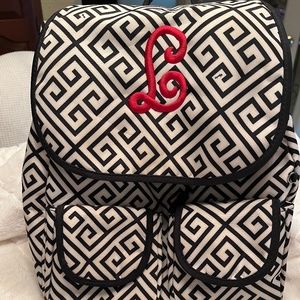 Initials Inc backpack with L initial